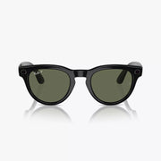 RAY-BAN | META WAYFARER "Shiny Black Polar G15 Green" SIZE 50