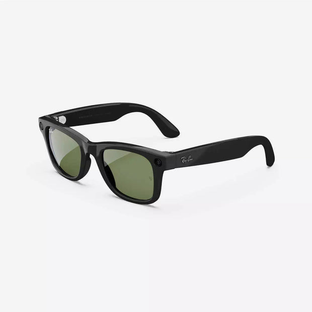 RAY-BAN | META WAYFARER "Matte Black-Transitions Graph Green" SIZE 53