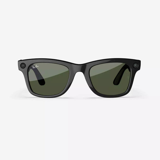 RAY-BAN | META WAYFARER "Matte Black-Transitions Graph Green" SIZE 53