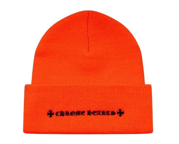 Chrome Hearts Logo Beanie Orange