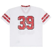 Supreme Bandana Football Jersey "White/Red"