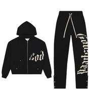 Godspeed OG Logo Sweatsuit V2 "Black White"