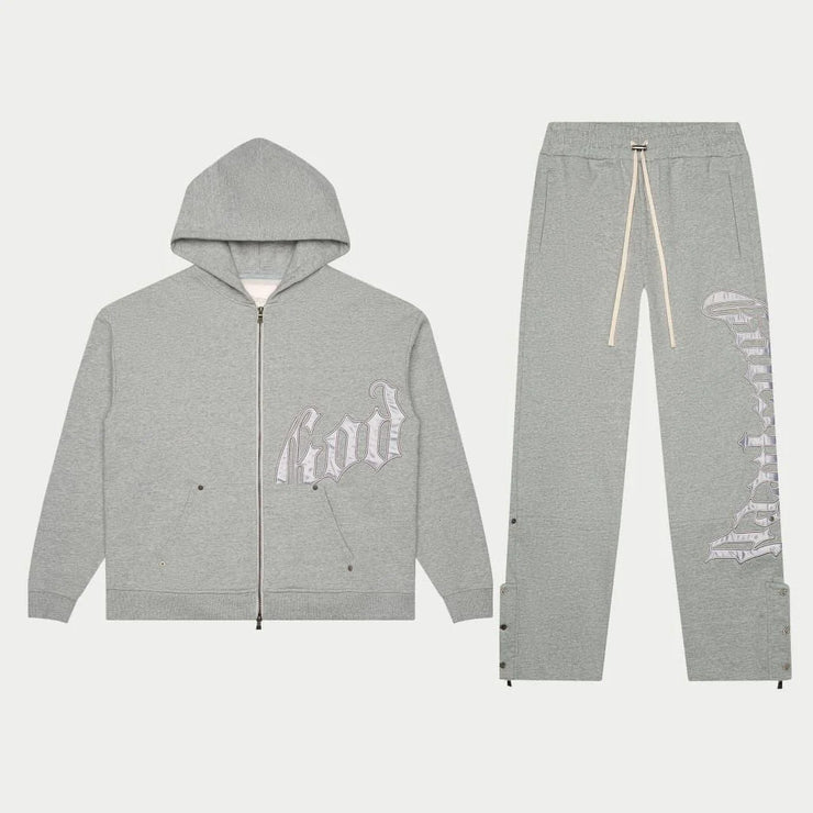 Godspeed OG Logo Sweatsuit V2 "Grey on Grey"