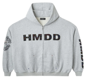 Happy Memories Don't Die "HMDD LA" Chimstone Hoodie Grey