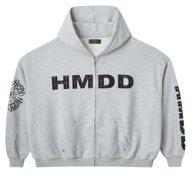 Happy Memories Don't Die "HMDD LA" Chimstone Hoodie Grey
