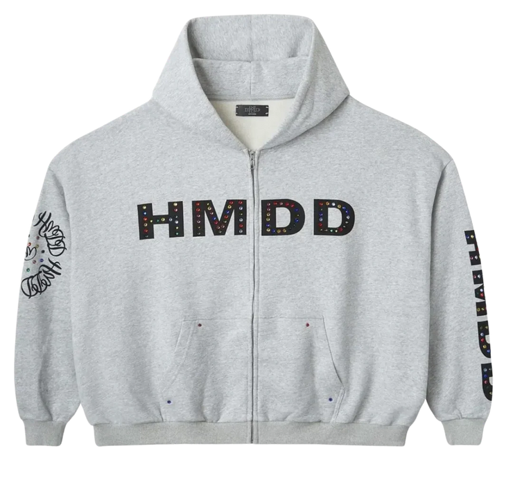 Happy Memories Don't Die "HMDD LA" Chimstone Hoodie Grey