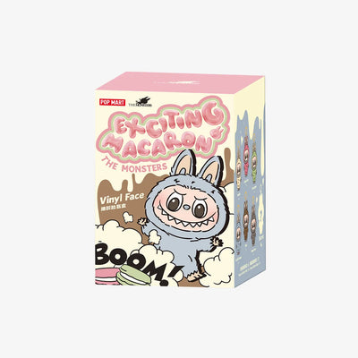 BACK TO SCHOOL Pop Mart Labubu The Monsters Exciting Macarons Vinyl Plush Pendant Single Blind Box