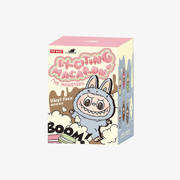 BACK TO SCHOOL Pop Mart Labubu The Monsters Exciting Macarons Vinyl Plush Pendant Single Blind Box
