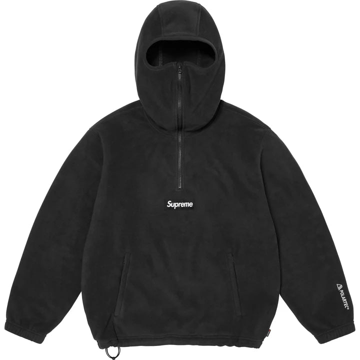 Supreme Polartec Facemask Half Zip Hooded Sweatshirt/Sweatpant "Black"