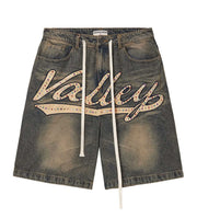 Vale Forever Skittles Jorts "Blue/Cream"