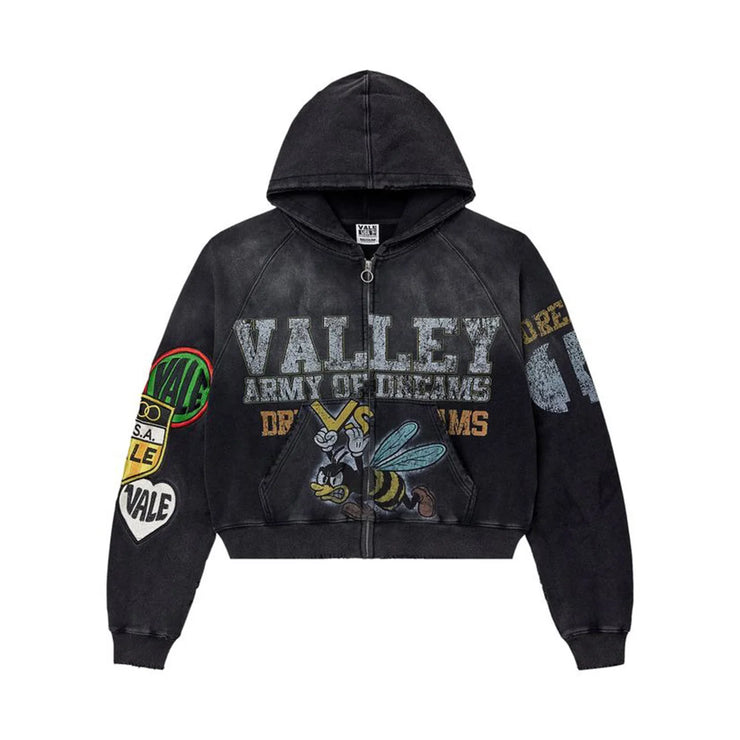 Vale Forever Army Zip Up Hoodie