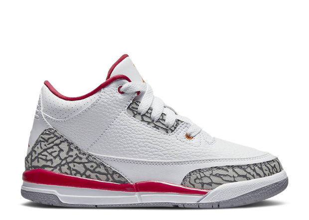 Pre-School Air Jordan 3 Retro "Cardinal"